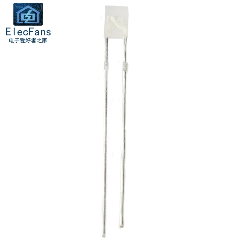 (50 cái) 2*3*4mm vuông điốt phát sáng sương mù ánh sáng xanh xanh ánh sáng khối đèn LED hạt