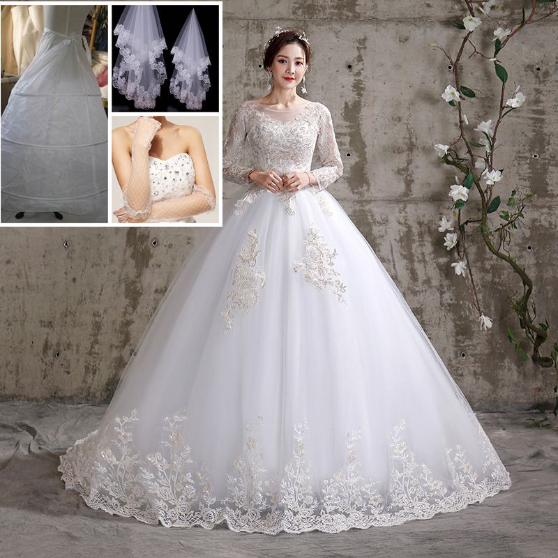  XL+White color 118 Qi Di Wedding and 3 -piece Set   + $3.14 
