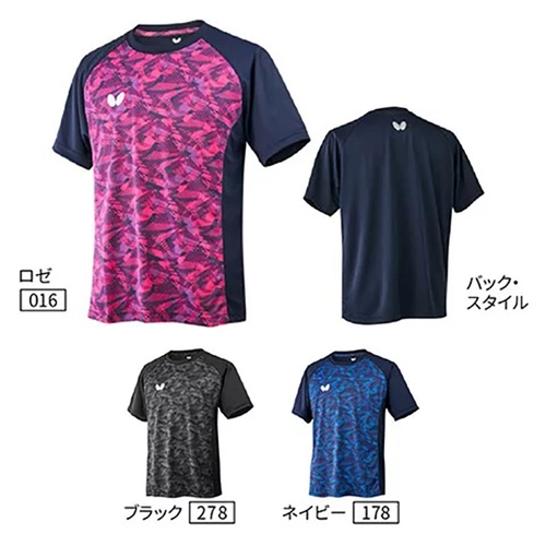 Butterfly, японская форма для настольного тенниса подходит для мужчин и женщин, быстросохнущая футболка с коротким рукавом, спортивный костюм, круглый воротник