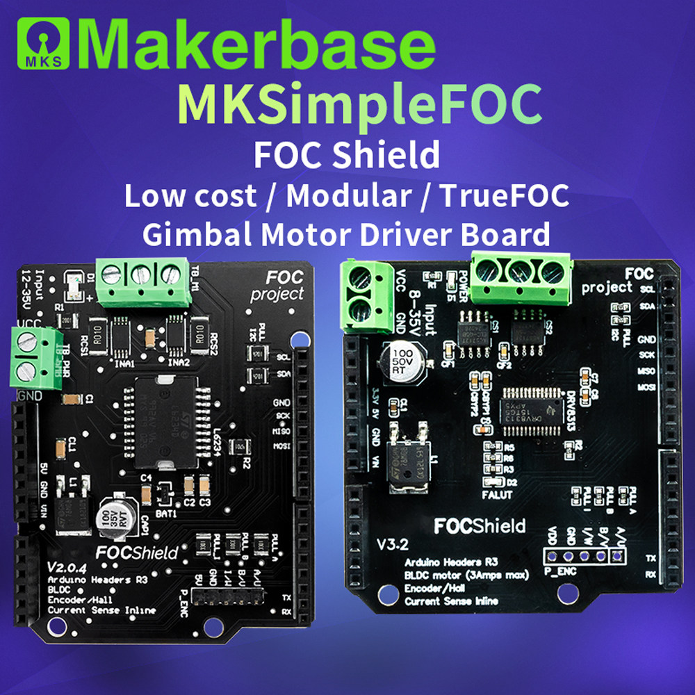 Makerbase MKS SimpleFOC Shield V2.0.4  Simple无刷FOC控制器