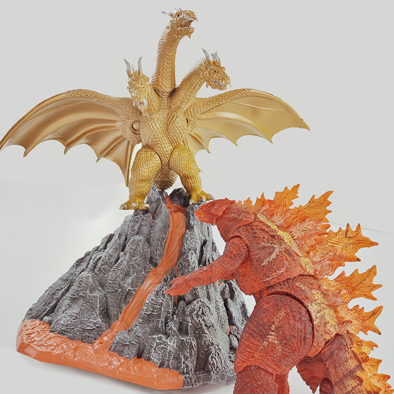 Big number mobile Quito Latton Magic Sra vocal real Red Lions Godzilla Monster King model Figure toy