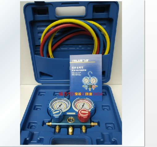 Flying over double table VMG-2-R410-B new refrigerant R410a snow table refrigerant table pressure gauge