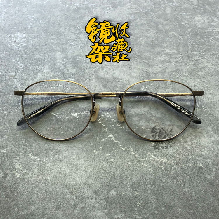 kaneko gold glasses KV59 pure titanium ultralight Japanese handmade frame fidelity 
