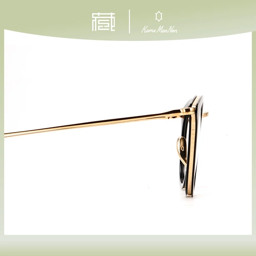 Kamemannen Wannian Turtle Glasses Kmn11 11 Японская каркавая каркас ручной работы ретро круглую раму зеркала