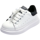 Детская белая обувь для мальчиков, спортивная обувь для отдыха, из натуральной кожи, 2023, тренд сезона