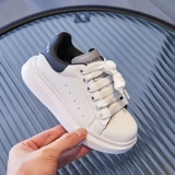 Детская белая обувь для мальчиков, спортивная обувь для отдыха, из натуральной кожи, 2023, тренд сезона