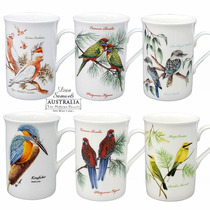 Boutique bone china mug Flanging flower and bird painted small mug coffee mug Handy cup tea cup animal series