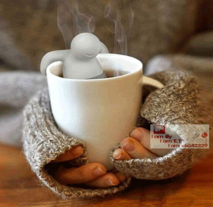 Creative Silicone Bubble Tea Material MrTEA Taste Filter Tea Food Grade Material Filter Bag Promotion