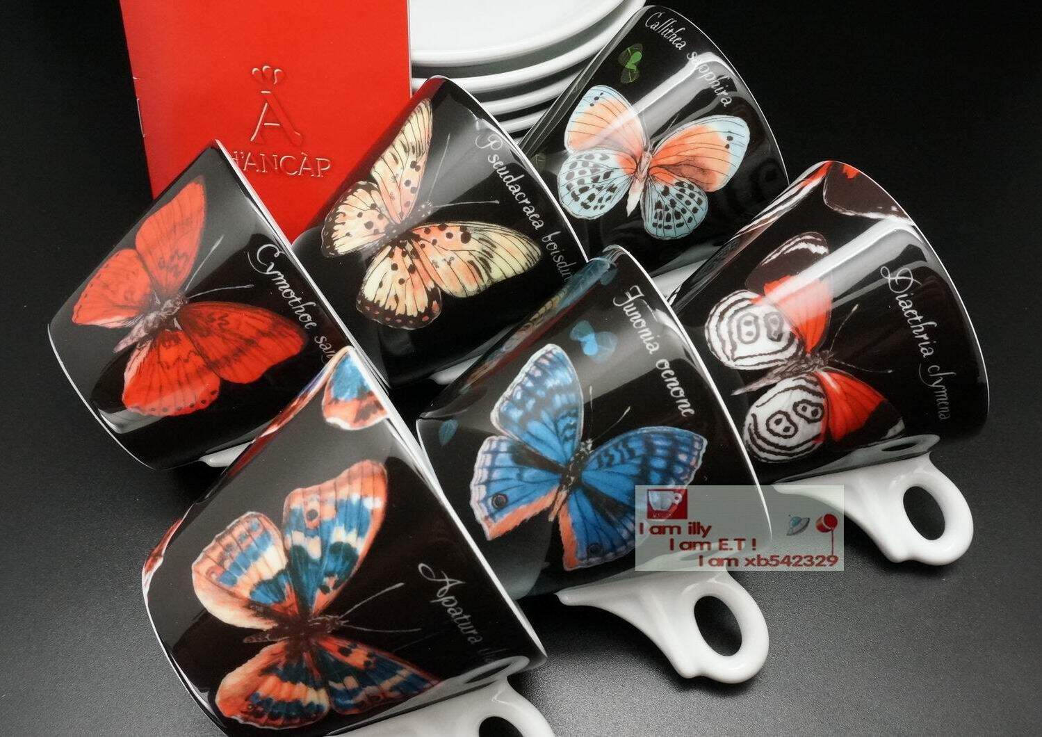 Italian ancap Ancap Cappuccino Cappuccino Coffee Cup Butterfly's Secret Cappuccino Cup Set - Taobao