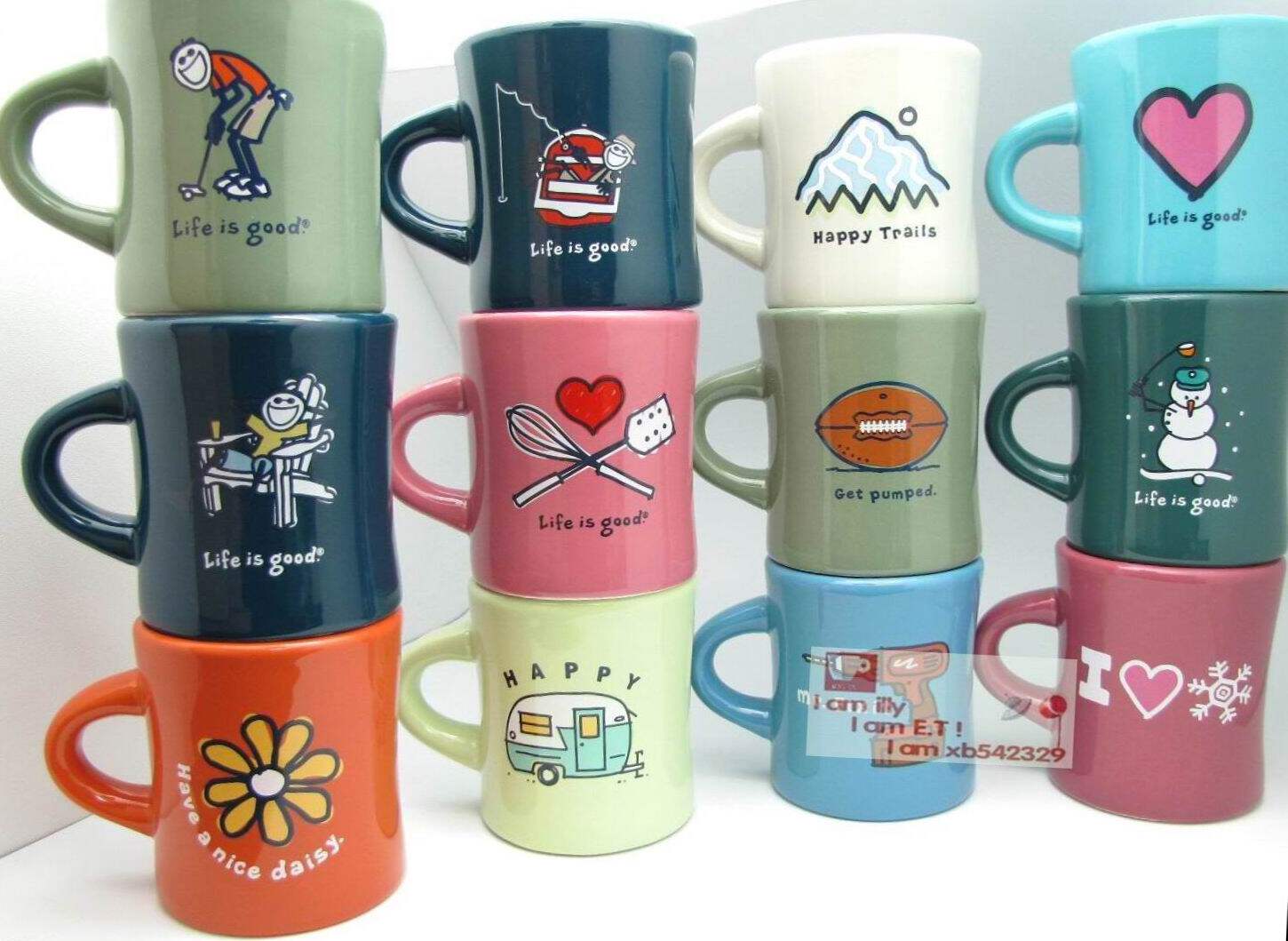 Foreign Trade Boutique Mark Cup Standard American Mark Cup Life Color Coffee Cup