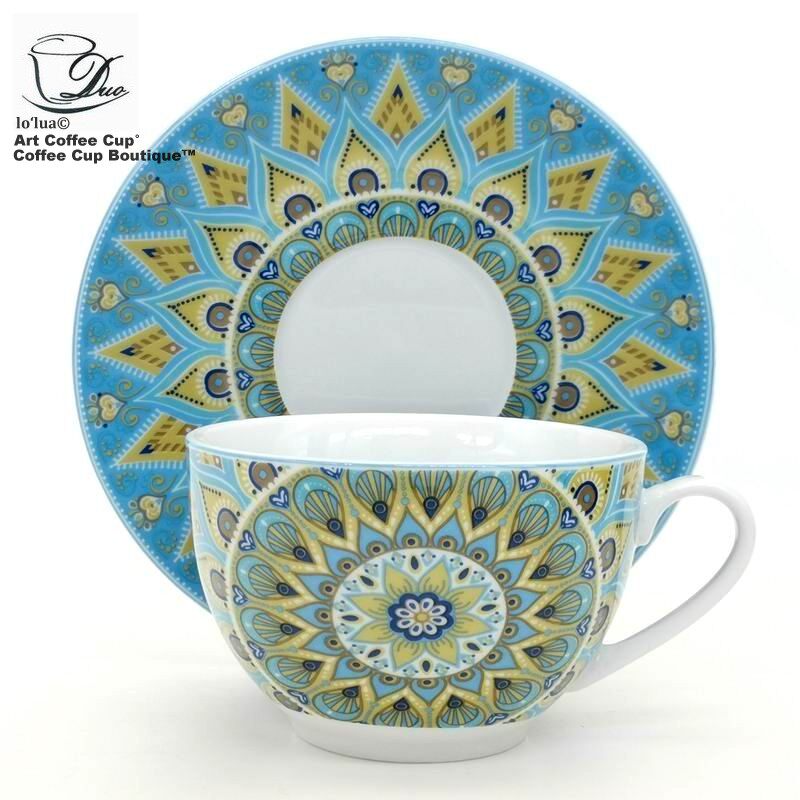 Italian Art LO LUA Cappuccino Cappuccino Cup Bohemian Coffee Cup Afternoon Tea Cup