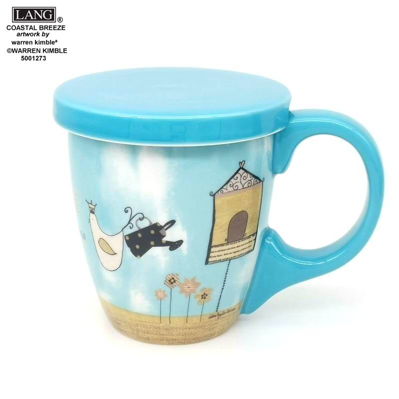American original single LANG multi-purpose tea filter cup Latte milk special painted coffee set cup graffiti painting small mug