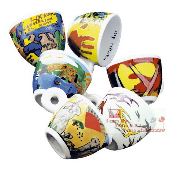 Italy illy cup coffee 1998 collection of Losninio children's authentic concentration gift box European disk real spot