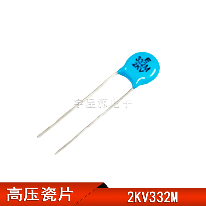 High pressure porcelain sheet capacitor 332M 2KV 332 3300PF 3 3nF 2000V