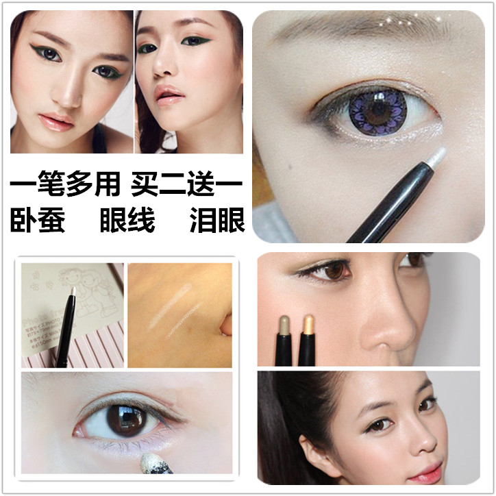 Romeo Wolverine Pens Automatic Eyelink Pen High Light Pen Eye Angle Ti Bright Tears Pearls White Less Prone To Makeup Eye Shadow Pen