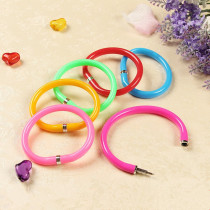 Korean creative stationery cute bracelet ballpoint pen blue 0 7mm smooth ball pen primary school prizes gifts