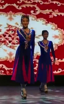 Womens adult Vi ethnic dance dress rehearsal Costume Set to practice Ethnic University North Dance New