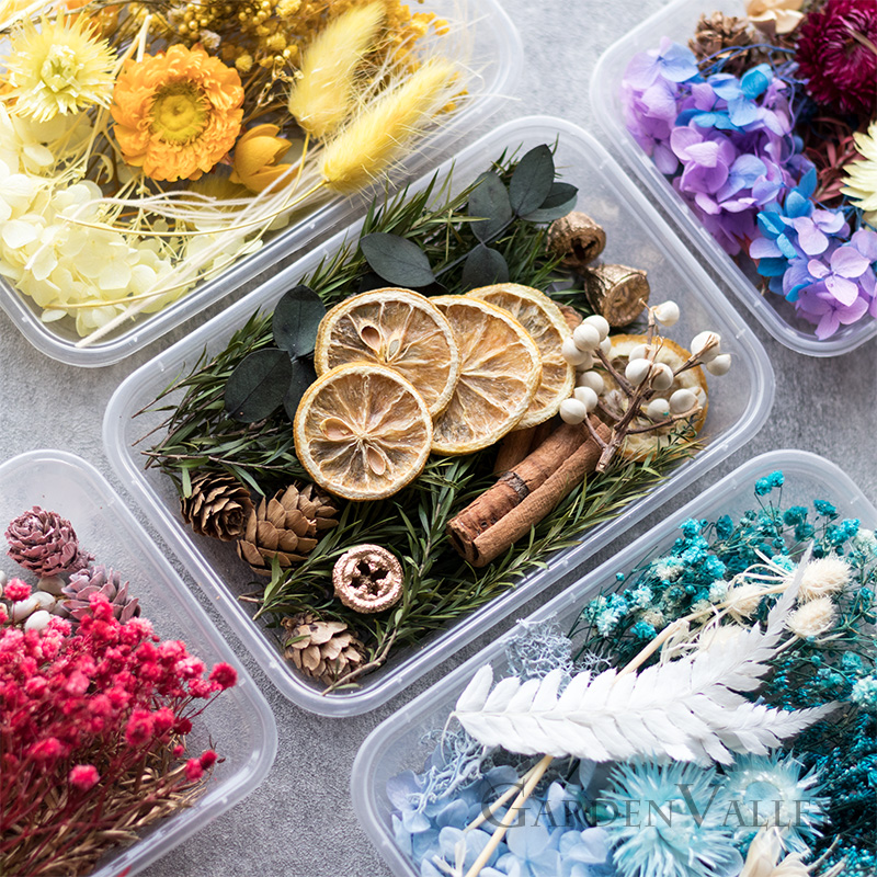 プリザーブドフラワー風ドライフラワーDIY手作り原材料パッケージフローティンググルーミックスギフトボックスフォレストサロン幼稚園装飾