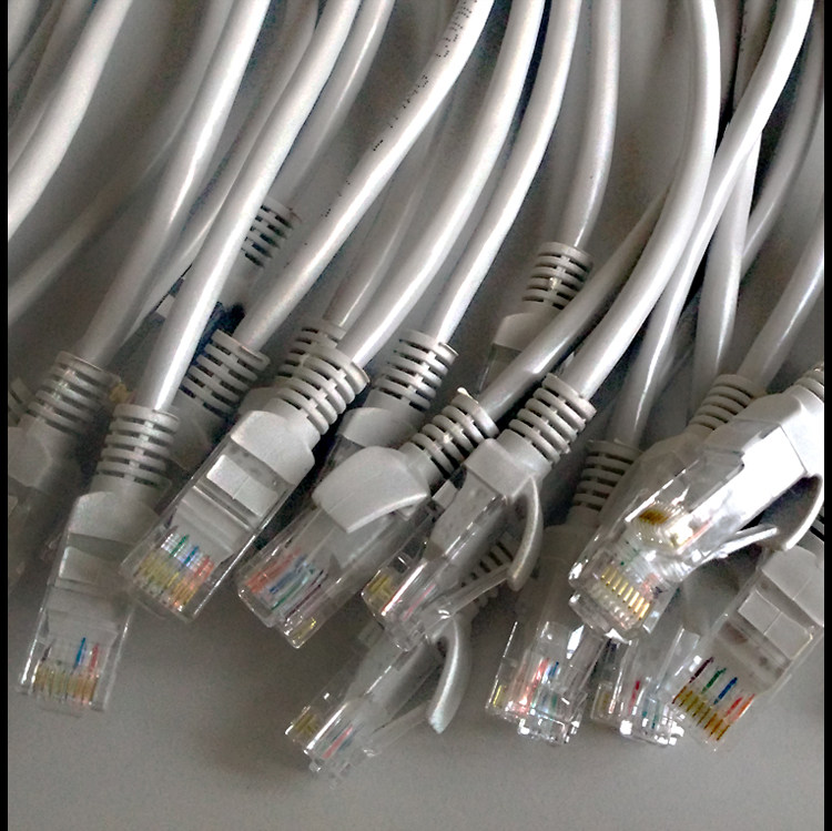 Six types of home finished network line jumper 1 2 3 5 meters ready-to-use Gigabit twisted pair computer room notebook router