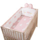 Crib fence soft package Class A spliced ​​​​ bed fence three-piece set baby newborn child guardrail anti-collision cloth