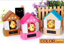 Cuckoo creative alarm clock Three sets of alarms Target table clock Bird Cuckoo gift Childrens student electronic wall clock