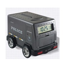 Money carrier Piggy bank Childrens student car diy password safe Drop-resistant battery alarm clock Birthday gift