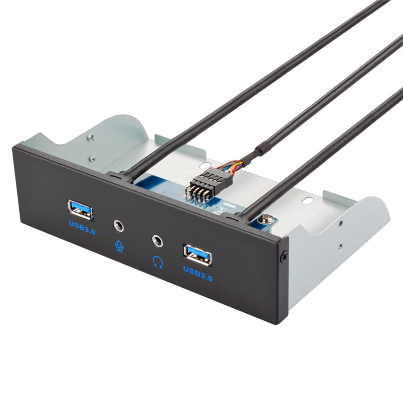 2-mouth USB3 0 CD driver bit front panel plus audio panel extended audio HD 5 25 CD driver bit