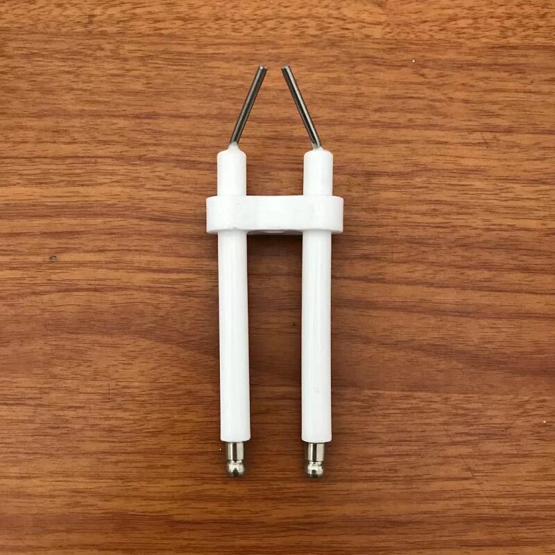 Vegetable oil hearth ignition needle double point high temperature resistant anti-oxidation furnace end ceramic electrode Flame Foci Ion Rod electrode
