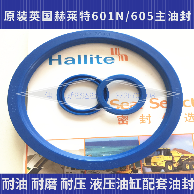 Hallite Guide Rings Original British Hallite Hallite 605-46118 50*60*6 7 pressure main oil ...