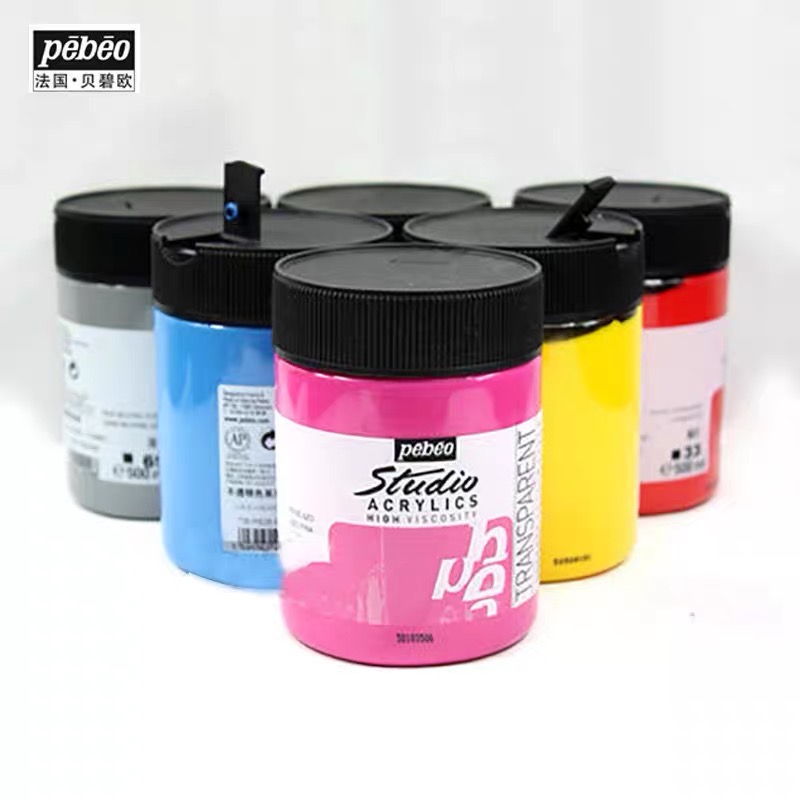 France Beibio acrylic pigment screen printing plate printing recommended 500ml 37 colors