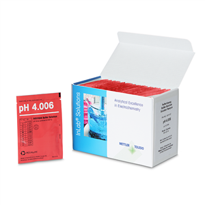 METTLER TOLEDO 4 006pH buffer bag 30 bags x 20mL standard calibration solution 30111136