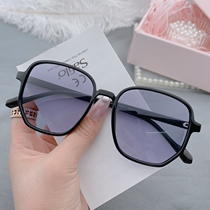 Ultra light TR90 anti-blue light goggle for men and women Colour Changing Glasses Frame Transparent Big Frame Casual Personality Fashion