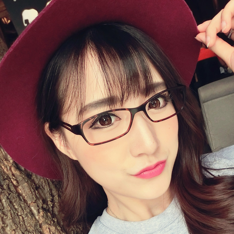 Import with nasal care ultra-light memory All-box Men and women Myopia Glasses Spectacle Frame Big Frame Men's Face Tide TR90