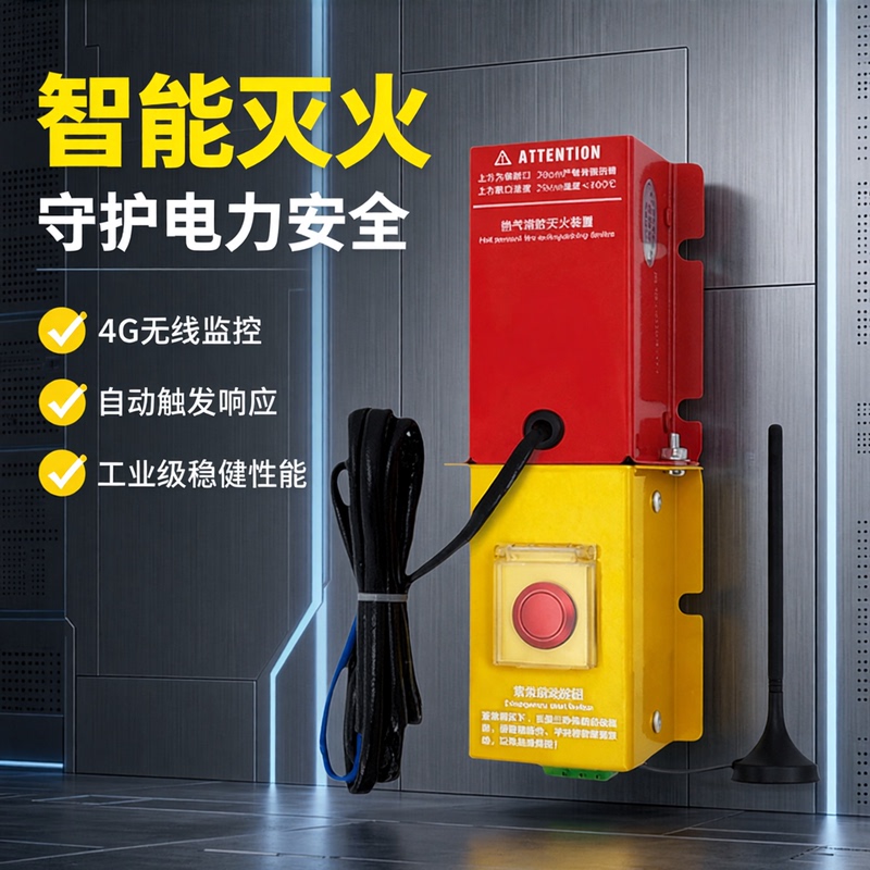 4g Intelligent Wireless Gas Automatic Fire Extinguishing Device Distribution Cabinet 1m³ Thermal Aerosol Automatic Fire Extinguisher Rs485 4g Intelligent Wireless Gas Automatic Fire Extinguishing Device Distribution Cabinet 1m³ Thermal Aerosol Automatic Fire Extinguisher Rs485