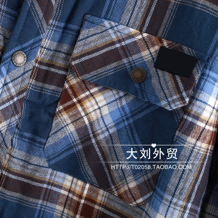 Người đẹp độc thân! Có một sân rộng! Cashmere cashmere giữ ấm và dày! Áo khoác nam kẻ sọc mùa thu đông ao cong so
