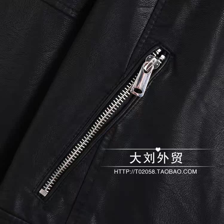 2018 mới xuân hè mặc sang trọng đầu máy PU áo khoác da nhỏ nữ khoác ngoài hoang dã áo khoác đen mỏng giảm béo ngắn ao khoac da nu
