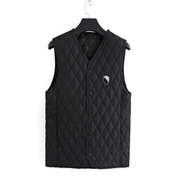 Hàng rẻ và tốt! Vải không thấm nước! Thu đông 2018 nam mới vest cotton mỏng vest vest nam áo khoác vest nam hàn quốc