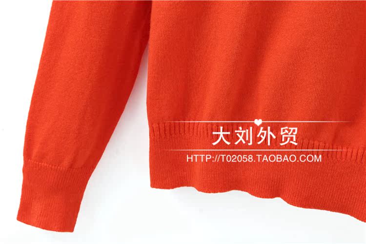Áo đơn nữ 2017 thu đông 2017 đơn giản, đa năng, áo len cổ tròn, áo len dài tay áo len nữ đẹp