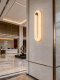 New Chinese-Style Light Luxury Natural Marble Wall Lamp, Modern Minimalist Living Room and Bedroom Decorative Lamp, High-End Villa Lamp, Led