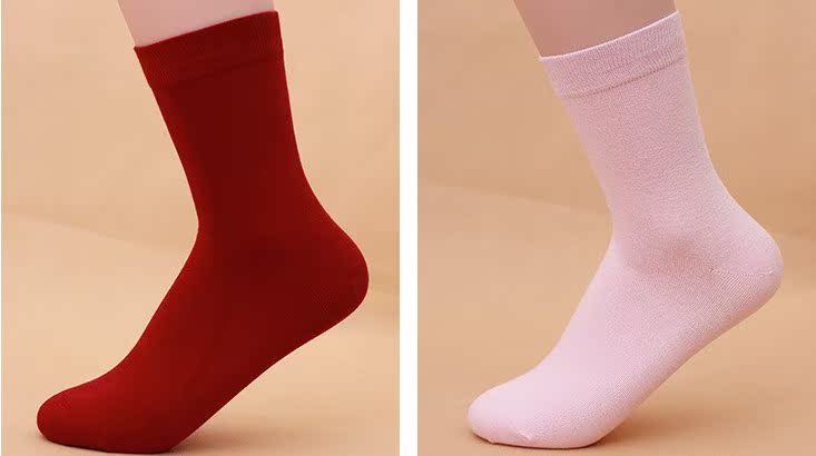 Bộ đếm chính hãng Ôm Di tình yêu màu rắn chắc bằng sợi tre quần tất mỏng mùa hè