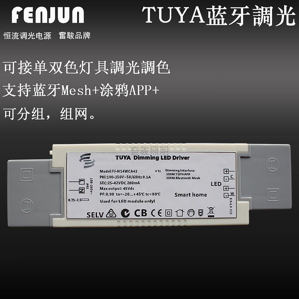 Al LOT smart power support Graffiti tuya Bluetooth Mesh sky cat elf Xiao Wei Alexa dimming toning