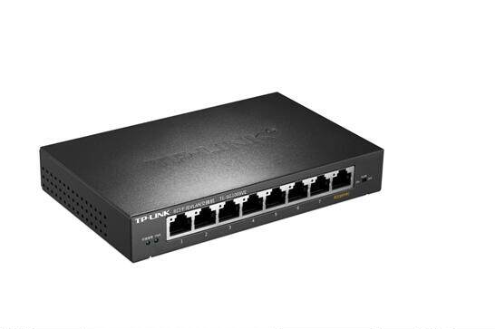 TP-LINK TL-SG1008VE one thousand trillion 8 mouth Internet switch VLAN Isolation steel shell Non-network management