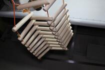 Cave rescue rope wooden angle protector