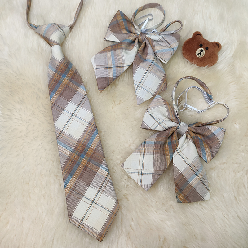 Budding bear original (iced town milk tea) jk collar tie small things