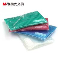 Chenguang stationery file bag transparent check twill button bag Office information bag student test paper clip wholesale