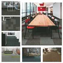 Judong carpet office carpet nylon PVC flame retardant B1 Conference room block stripe study bedroom JNP09