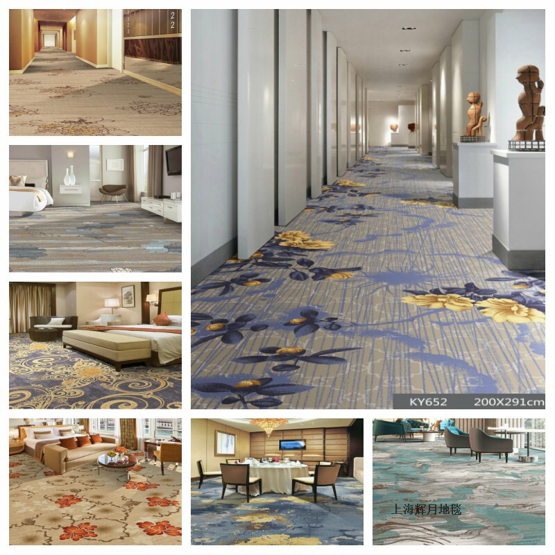 Huiyue nylon printing covered bedroom Living room Hotel Cinema walkway Club Engineering carpet KY10