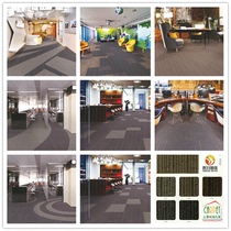Direct sales larger than carpet new square tiles polypropylene modern simple office aisle meeting room Bross