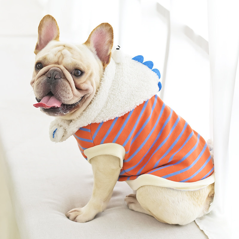 ISPET pet dog clothes winter clothes Teddy Schnauzer small dog method fighting dog funny transformation cute thick cotton T