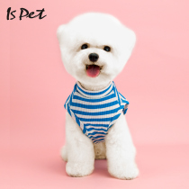ISPET pet dog clothes summer vest teddy than bear golden hair small dog puppy cotton thin Xinjiang cotton